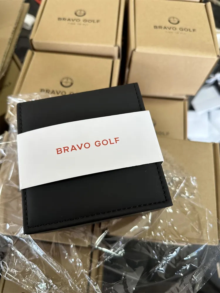 Early Bravo Golf watch boxes and packaging ready for customers