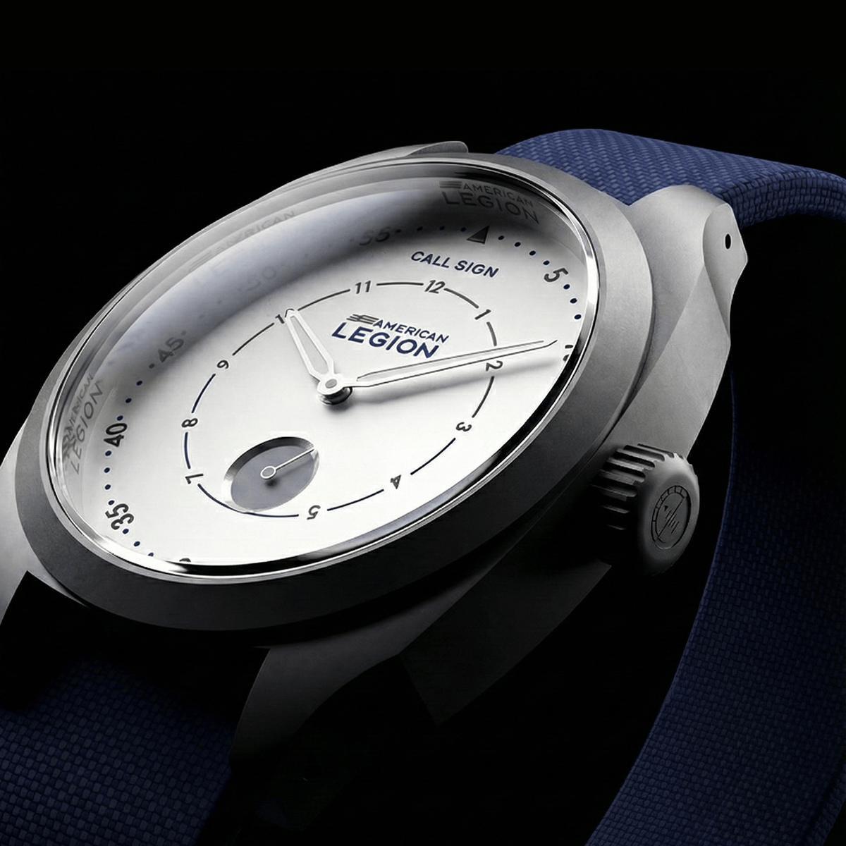 Call Sign Watch Co. Waypoint pilot watch white dial American Legion edition