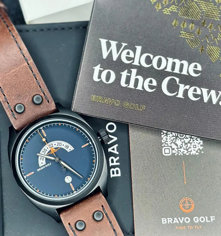 Bruce L. Discovery watch and welcome packaging